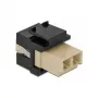 Módulo Keystone LC Duplex conector fêmea para LC Duplex conector fêmea DeLOCK