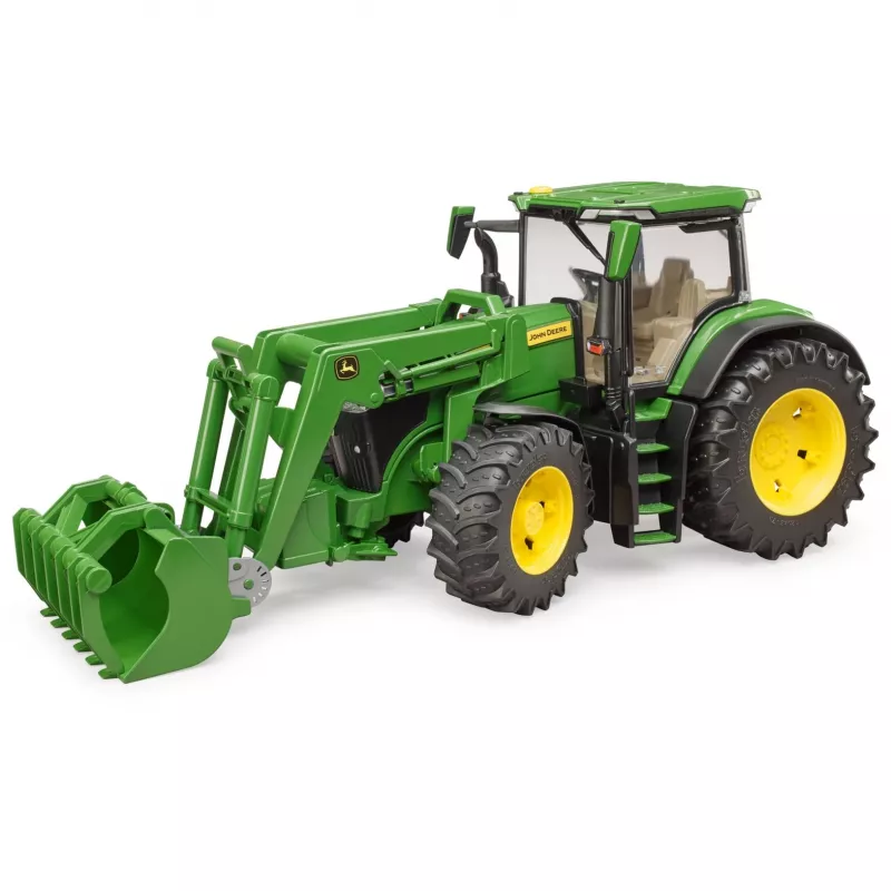 Trator BRUDER John Deere 7R 350 brinquedo — ABS, recomendado a partir dos 3 anos