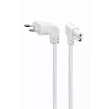 Cabo de alimentação GEMBIRD C7–C7 2,5 m branco, 10 A (PC-184L-VDE-2.5M-W)