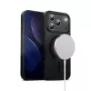 Capa para telemóvel Crong MagSafe para iPhone 17 Pro — Hybrid preto