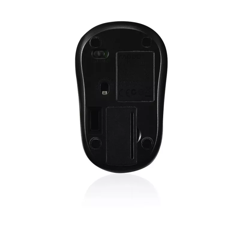 Rapoo M10 Plus rato ótico sem fios preto