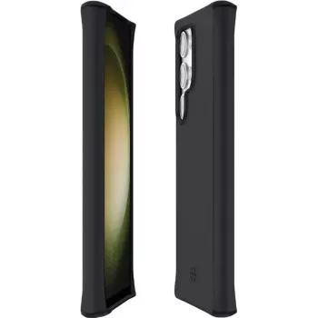 Mobilis SPECTRUM_R - capa traseira para telemóvel - durável - antimicrobiana, 100 % reciclada - Impacthane - preto - para Samsung Galaxy S24 (066064)