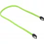 Cabo SATA Sharkoon SATA 3 0,45 m 7 pinos preto verde