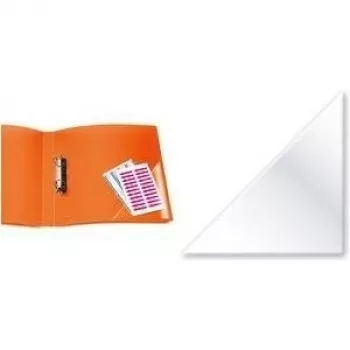 Bolsas triangulares autoadesivas HERMA 1413, 170 x 170 mm, PP transparente, 100 unidades