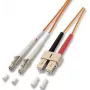 Cabo de fibra ótica Triotronik LDP-50 LC-SC 2.0 2 m laranja (LDP-50 LC-SC 2.0)