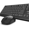 Teclado e rato Inca IWS-519 incluído Office RF Wireless QWERTY turco preto