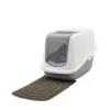 SAVIC Nestor Branco-Cinzento - caixa de areia para gatos com tampa - 56x39x38,5 cm - 1 unid.