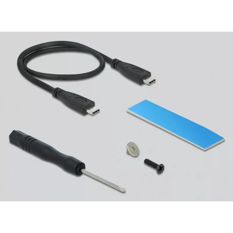 Caixa externa DeLOCK para SSD M.2 NVMe PCIe USB 3.2 Gen 2x2