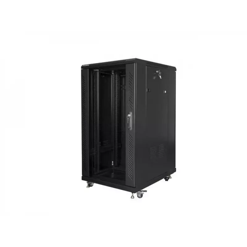 Armário rack Lanberg FF01-6822-12B 22U autónomo Preto