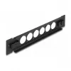 Patch panel DeLOCK 10 polegadas D-Type 6 portas sem ferramentas preto