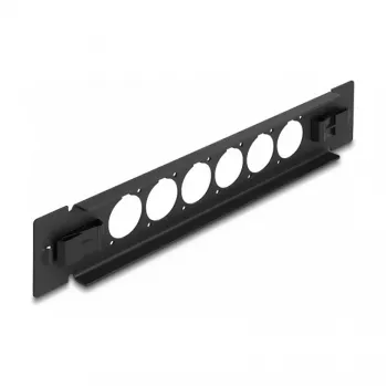 Patch panel DeLOCK 10 polegadas D-Type 6 portas sem ferramentas preto