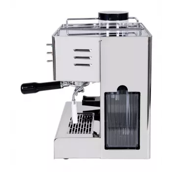 Quick Mill Pegaso, máquina de café expresso, café em grão, moinho integrado, 1200 W, aço inoxidável