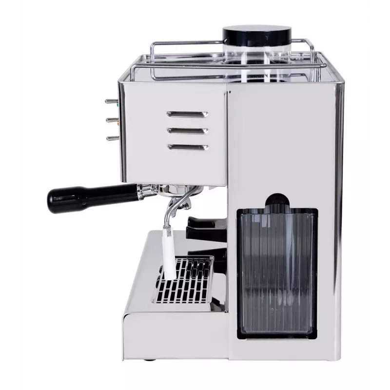 Quick Mill Pegaso, máquina de café expresso, café em grão, moinho integrado, 1200 W, aço inoxidável