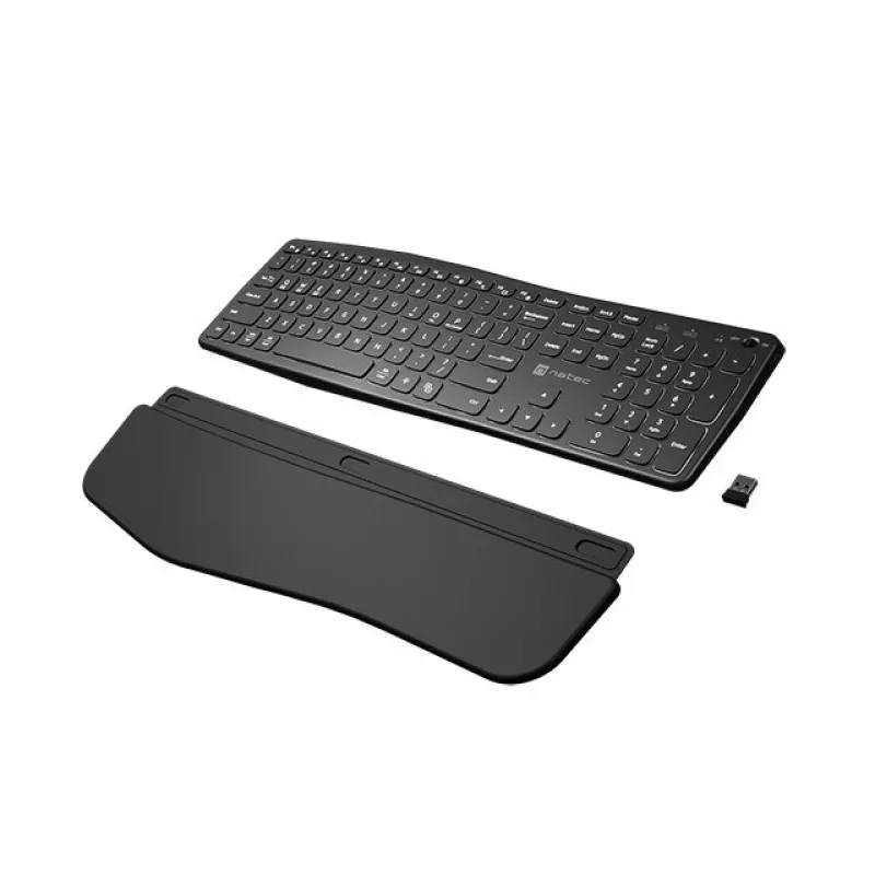 Teclado NATEC PORIFERA Home/Office Bluetooth QWERTY US International preto