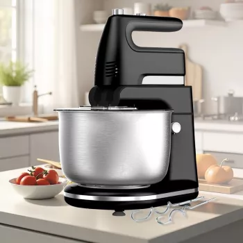 Liquidificadora Maestro MR-553 com jarro de aço inoxidável rotativo, 600 W, preta