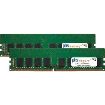 PHS-memory 32GB (2x16GB) Kit RAM memória para Supermicro X11SAT-O DDR4 UDIMM ECC 2133MHz (SP276785)
