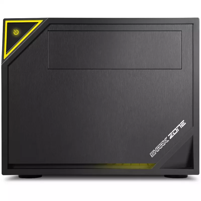 Caixa para PC Sharkoon SHARK ZONE C10 Mini-ITX preto, amarelo