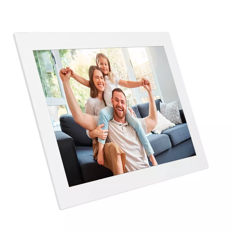 Moldura digital de vidro Wi-Fi Agfa Photo APF1000 10 branco