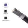 Cabo solar QOLTEC 53851 4 mm² 100 m preto
