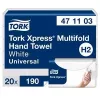 Toalhas de papel intercaladas Tork Xpress Multifold Universal H2 2 folhas, 23,4 x 21,3 cm (20 unid.)