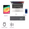 Conjunto de teclado e rato multi-dispositivo preto cinzento