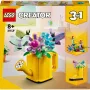 LEGO Creator Flor em regador 31149 — modelo de flor construível, 420 peças, 120×150×130 mm