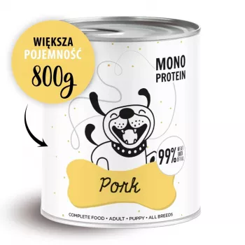 PAKA ZWIERZAKA Pepe Pork comida húmida para cães, 800 g