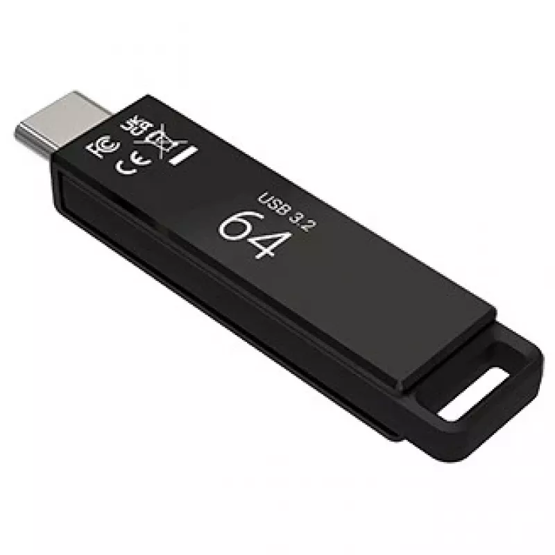 Pen drive PNY Elite-X 64 GB USB Type-C 3.2 Gen 1 (3.1 Gen 1) preto (P-FDI64GELTXC-GE)