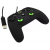 Esperanza EGG110K Vanquisher comando USB com fio para PC/PS3, com vibração, 12 botões, 2 manípulos analógicos, preto/verde