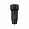 Carregador de automóvel CANYON OnDrive 30 PD 30W USB-C preto – fonte de alimentação USB-C para veículos, 30W PD