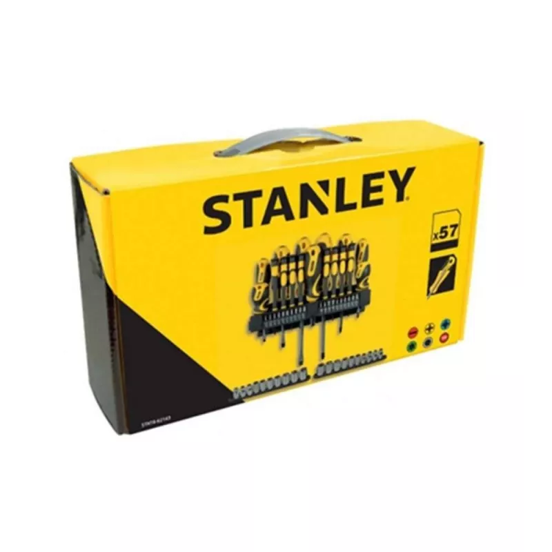 Conjunto de chaves de fendas STANLEY STHT0-62143 — conjunto de 57 peças, 3,56 kg de peso
