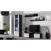 Suporte de TV Cama SOHO 140 preto/branco brilhante