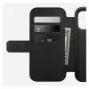 Capa de pele tipo carteira para telemóvel Nomad Modern Leather Folio para iPhone 17 Pro – castanha, compatível com 6,3 polegadas (16 cm), 4 compartimentos para cartões