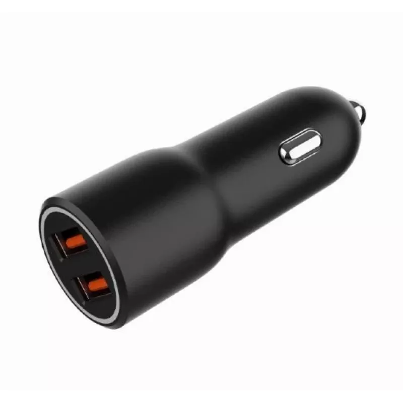 Carregador de automóvel para dispositivos móveis Gembird TA-UC-A2QC36-CAR-01, 36 W, 12–24 V, isqueiro, preto