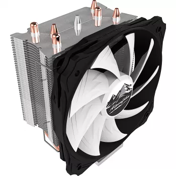 Dissipador de CPU Alpenföhn Ben Nevis 12 cm Preto, Cobre, Prateado, Branco
