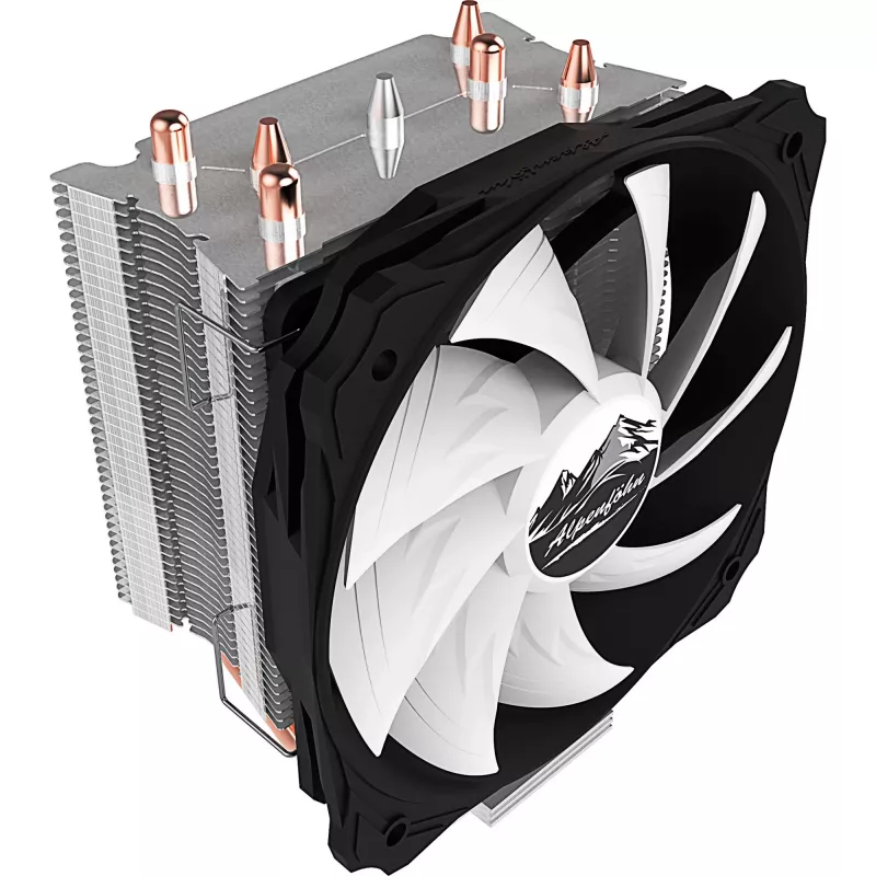Dissipador de CPU Alpenföhn Ben Nevis 12 cm Preto, Cobre, Prateado, Branco