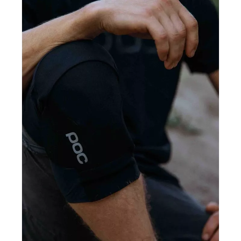 Joelheiras POC Oseus VPD Knee — Preto, Material elástico