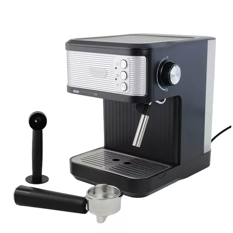 Máquina de café expresso ESPERANZA EKC011 — depósito de água de 1,8 L, 850 W, 20 bar, controlo tátil, espumador de leite