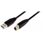 Logilink - Cabo USB - USB Type-A macho de 9 pinos - USB Type-B macho de 9 pinos - 3 m (USB 3.0) (CU0025)