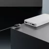 Powerbank Extralink EPB-078W 10000 mAh branco, USB-C, saída 10 W, carrega até 2 dispositivos