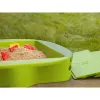 Caixa de areia Simba-Dickie BIG 800056733, plástico, 1380×1380 mm, bancos integrados, verde
