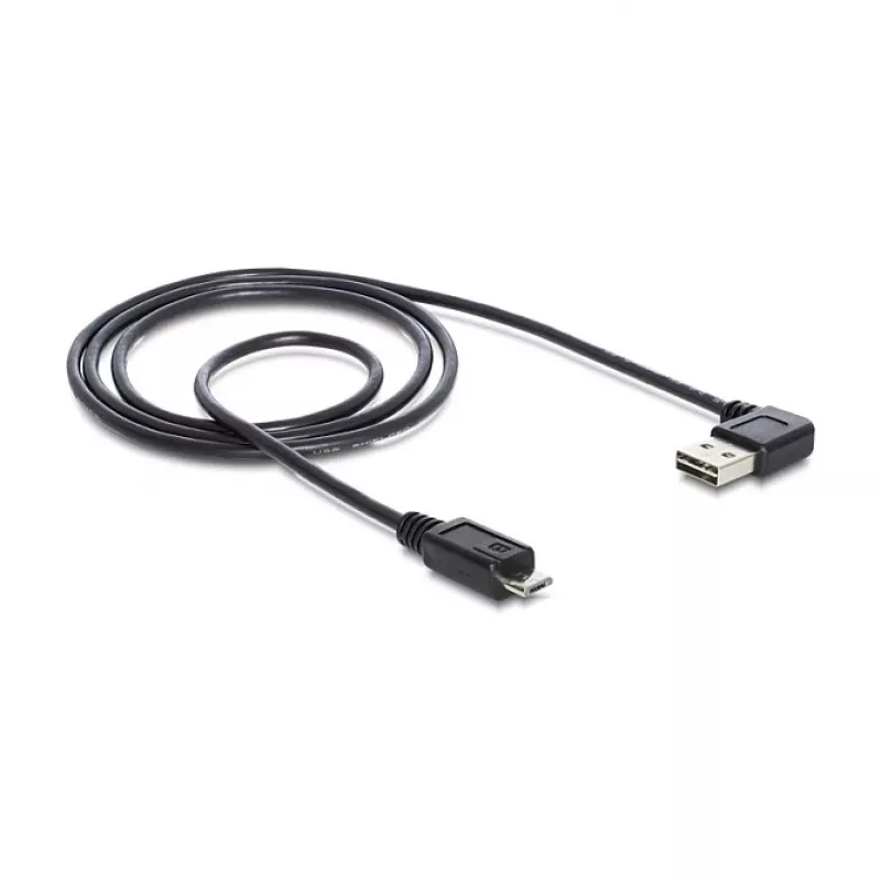 Cabo USB DeLOCK 1 m USB 2.0 A - Micro-B m/m preto