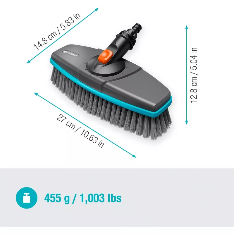 Gardena Cleansystem escova com cabo soft, 18810-20