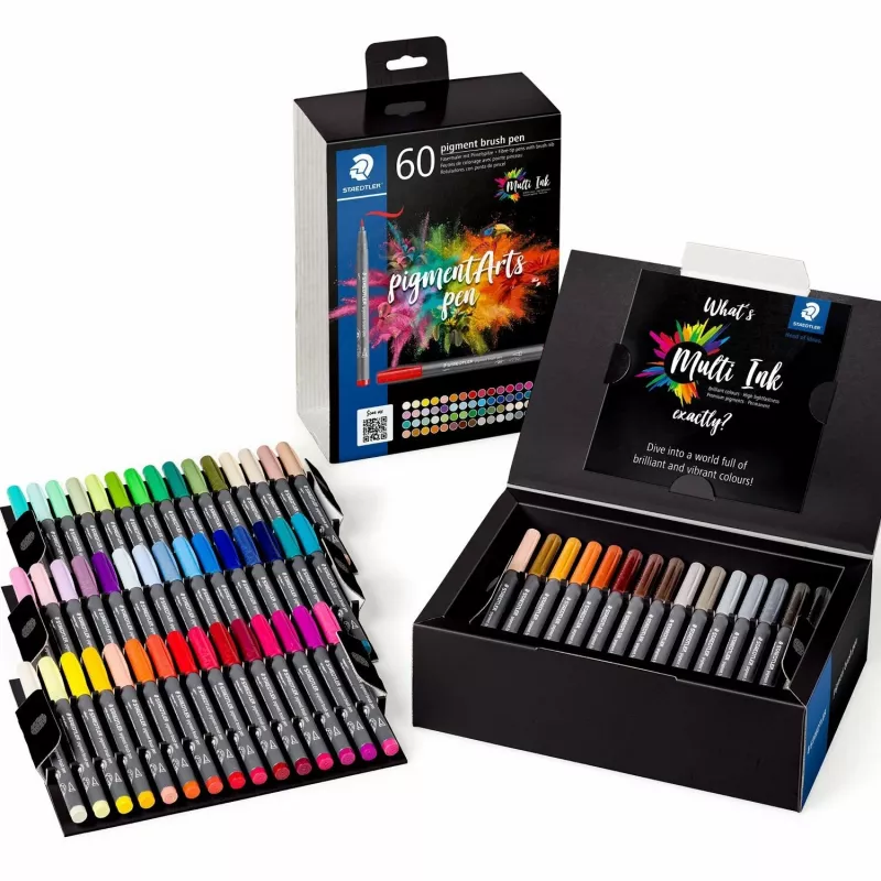 Brush Pen Staedtler Pigment Arts 60 unid.
