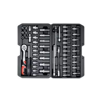 Conjunto de chaves de caixa YATO 56 peças 1/4 14501