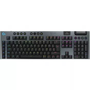 Logitech G G915 X - Teclado - LIGHTSPEED - retroiluminação - sem fios - 2.4 GHz, Bluetooth, USB - QWERTZ - Suíça - interruptores: GL Tactil