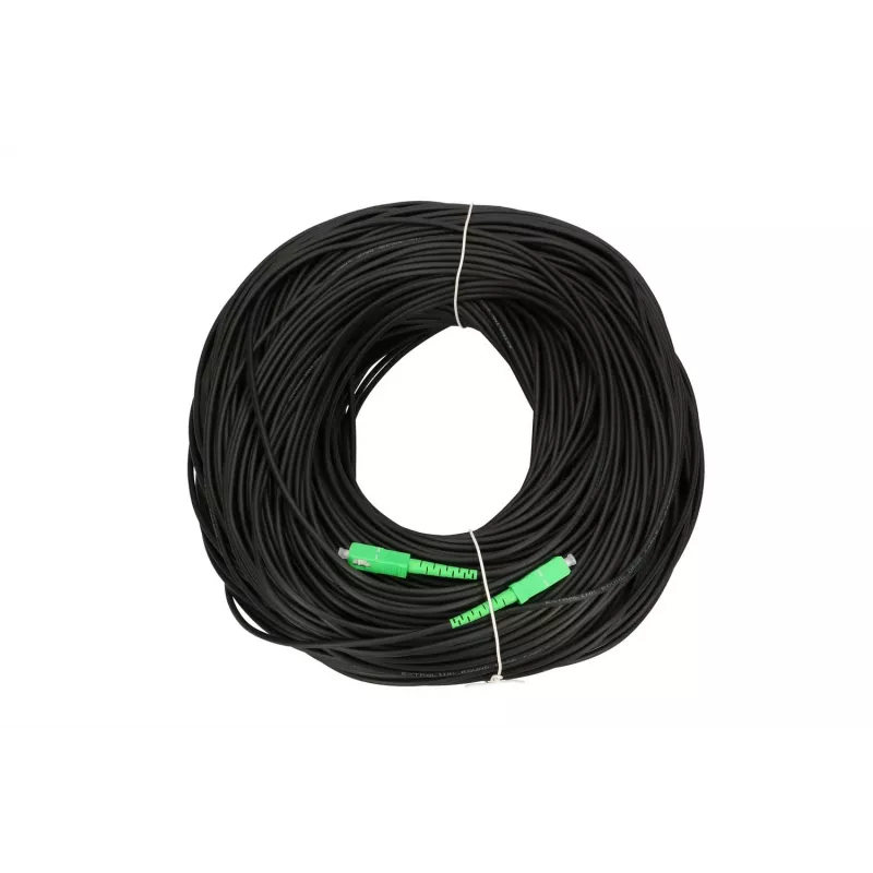 Cabo de patch Extralink SC/APC-SC/APC cabo redondo drop monomodo simplex G.657A2 150 m