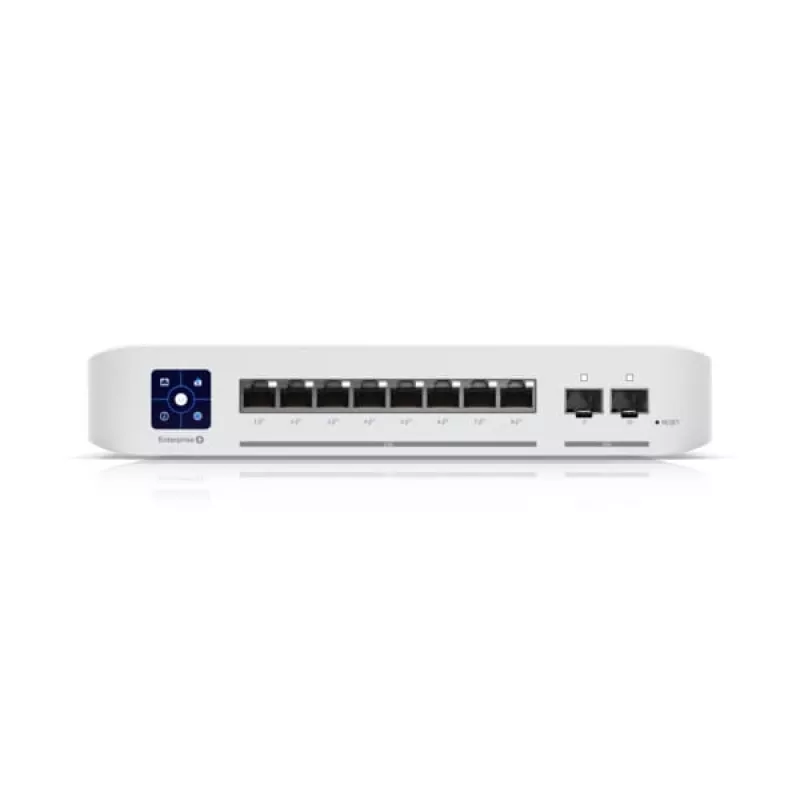 Ubiquiti UniFi Enterprise 8 PoE gerido L3 2.5G Ethernet (100/1000/2500) Power over Ethernet (PoE) aço inoxidável