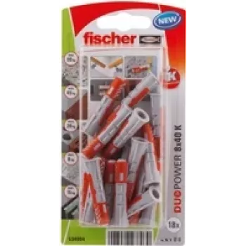 Fischer DuoPower 8 x 40 K NV bucha 40 mm 534994 1 conjunto (534994)