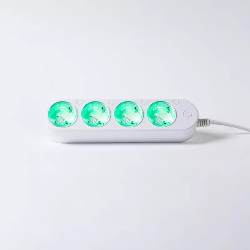 Régua de tomadas Smart 12A Shelly Power Strip 4 Gen4 Zigbee/Matter
